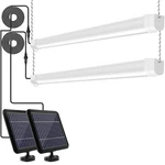 Hykolity Solar Powered Shop Light With Motion Sensor, 3FT 17W (100-WATT Equiv.... Fixed Price $124.16.