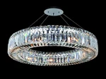 Allegri 11704 Chrome/clear Quantum-rondelle 9-LIGHT Single Tier Chandelier. Fixed Price $1712.00.