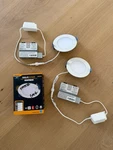 Halo Recessed HLB4069BLE40AWH Smart 4" Led Lens Downlight W/ Bluetooth Connect. Fixed Price $59.99.