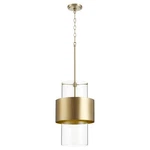 Light Drum Pendant Contemporary Style - 12 Inches Wide By 19.75. Fixed Price $583.00.