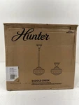 Hunter Saddle Creek 1 Light Noble Bronze Convertible Pendant With Seeded Glass. Fixed Price $88.99.
