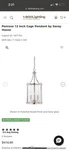 Savoy House Penrose 3-LIGHT Pendant, Polished Nickel 7-1040-3-109. Fixed Price $75.00.