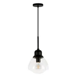 Meyer&cross Brooks 1-LIGHT Blackened Bronze Pendant With Seeded Glass Shade. Fixed Price $42.99.