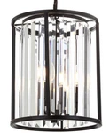 Jonathan Lighting JYL9055 Bronze Bevin 3-LIGHT 12"W Led Crystal Pendant. Fixed Price $235.95.