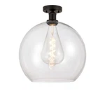 Innovations Edison Athens 14" Light Semi-flush, Ob/clear 616-1F-OB-G122-14. Fixed Price $294.80.