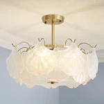 Agv Lighting Elegant Glass Chandelier Ceiling Fixture Large Semi Flush. Fixed Price $194.24.