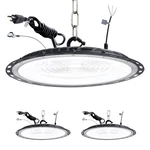 Parmida (2 Pack) Ufo Led High Bay Light, 150W, Etl, Dimmable 0-10V, 6000K, Ip.... Fixed Price $111.46.