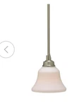 Kichler Lighting Model# 3482NI Pendant Light-brushed NICKEL-1. Fixed Price $25.00.