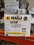 Case Of 6 Halo 5070P 30 Tilt White Eyeball Trim 5". New. Fixed Price $119.90.