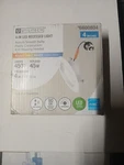 4IN Recessed Led Light Adjustable White 450LUMEN 45W. Fixed Price $10.00.