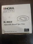 Nora Lighting NL-465 Co Inches Surface Adjustable Round Trim. Fixed Price $14.99.