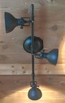 Kichler 3-LIGHT Track Lighting Kit Hatteras Bay 1.9' Black Halogen W/extra Bulbs. Fixed Price $45.00.