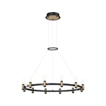 Eurofase 37043-018 Albany Led Chandelier-deep Black/brass. Fixed Price $1479.99.