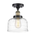 Innovations Lighting 916-1C-13-8 Bell Semi-flush 8"W Black Antique Brass. Fixed Price $154.88.
