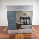 Quoizel Norfolk 11.87-IN W Oil Rubbed Bronze Clear Glass Semi-flush Mount Light. Fixed Price $145.87.