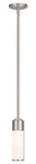 Livex Lighting 52111-91 Weston Mini Pendant Brushed Nickel. Fixed Price $171.96.