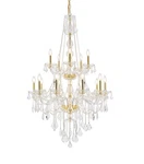 Elegant Lighting V7815G33/RC Verona 33"W Crystal - Gold. Fixed Price $1318.00.