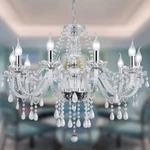 PANGHUHU88 K9 Crystal Candle Chandelier Lights Pendant Ceiling Warehouse Sale. Fixed Price $24.95.