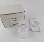 Tech Lighting - Small Shade Glass Ribbed Bell Pendent Monorail 700PRISMS. Fixed Price $40.39.