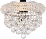 Elegant Lighting 1800F10C/RC Royal Cut Clear Crystal Primo 3-LIGHT, Single-tier. Fixed Price $232.00.