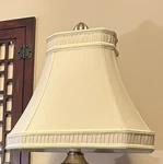12.5" Tall Uttermost Elegant Lamp Shade W Pleated Accents Sold Separately. Fixed Price $109.26.
