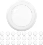 24 Pack 12W Dimmable Led Disk Downlight 5000K Daylight Flush Mount 6 Inch. Fixed Price $197.38.