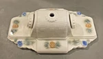 Vintage Porcelier Ceramic Pottery 2-BULB Wall Sconce Light Fixture 6.25"X11.25". Fixed Price $24.99.