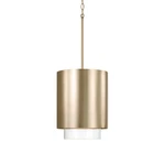 Capital Lighting 353011 Weller 12"W Pendant - Brass. Fixed Price $330.00.