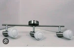 Nib Ikea Track 3 Spotlights Silver Nickel Style Basisk. Fixed Price $10.00.