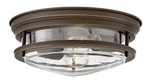 Hinkley Hadley 12" Interior Ceiling Flush Mount, Oil Rubbed Bronze W/clear Gl.... Fixed Price $576.49.