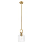 Innovations Hudson 1LT 6" Stem Mini Pendant/bb/clear Bell 485-1S-BB-G487-6CL. Fixed Price $272.80.