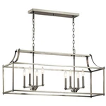 Morrigan - 8 Light Linear Chandelier With Traditional Inspirations 19 Inches. Fixed Price $564.97.