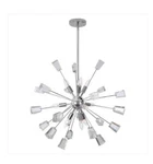 Home Decorators Collection Kimberly 9-LIGHT Crystal Chrome Sputnik Chandelier. Fixed Price $150.00.