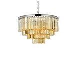 Elegant Lighting 1201D32-GT/RC Sydney 17 32"W Crystal Nickel. Fixed Price $2544.00.