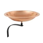 Achla Hammered Birdbath, Wall Mount, Polished Copper Plated BBHC-01T-WM. Fixed Price $109.99.