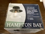 Hampton Bay 1-LIGHT Oil Rubbed Bronze Vintage Semi-flush Mount 1003 340 649. Fixed Price $17.95.