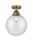 Innovations Lighting 288-1C-13-10 Beacon Semi-flush 10"W Brass. Fixed Price $237.60.