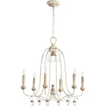 Quorum Venice Light Chandelier, Persian White 6144-6-70. Fixed Price $383.20.