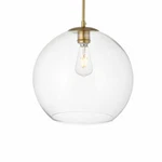 Elegant Lighting LD2216 Baxter 14"W Pendant - Brass. Fixed Price $162.00.