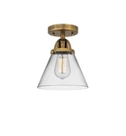 Innovations Lighting 288-1C-10-8 Cone Semi-flush 8"W Brass. Fixed Price $184.80.