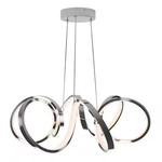 Swirl Ribbon 27-WATT 3CCT 1-LIGHT Chrome Integrated Led Pendant. Fixed Price $134.44.