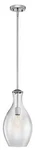 New Kichler 42047CH Chrome Everly Pendant With Clear Glass Shade 17.75" X 9"W. Fixed Price $99.95.