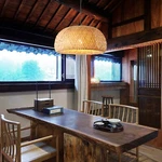 Bamboo Pendant Lamp Rattan Light Wicker Restaurant Bar Chandelier Dining Room. Fixed Price $48.18.