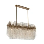 Allegri Estrella 42" Island, Brushed Champagne Gold 037661-038-FR001. Fixed Price $2629.00.