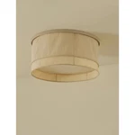 Tulip Shade Ceiling Light -drum Natural Covering No Installation Kit. Fixed Price $80.00.