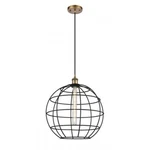 Innovations Ballston Lake Placid 16" Cord Pendant, Bb/mbm 516-1P-BB-CE-16-BK. Fixed Price $256.96.