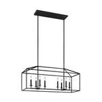 New Seagull Lighting 6615008EN-839 Perryton Eight Island Blacksmith Finish. Fixed Price $129.00.