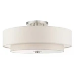 Livex Lighting 45849-91 Brushed Nickel Semi Flush, 6. Fixed Price $723.90.
