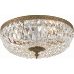 Crystorama 716-OB-CL-SAQ Waltham Flush Mount Olde Brass. Fixed Price $1090.62.