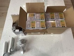Hampton Bay Lot 9+2 White Led Linear Track Lighting Retro Head Dimmable. Fixed Price $150.00.